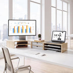 Monitor Stand 3 in 1 Modular L-Shaped Corner
