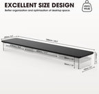 Monitor Stand Acrylic Riser for PC Laptop Oak