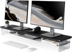 Monitor Stand Acrylic Riser for PC Laptop Oak