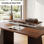 Monitor Stand Acrylic Riser for PC Laptop Oak