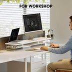 Monitor Stand Acrylic Riser for PC Laptop Oak