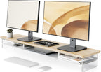 Monitor Stand Acrylic Riser for PC Laptop Oak