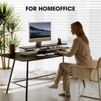 Monitor Stand Acrylic Riser for PC Laptop Oak