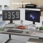 Monitor Stand Riser Adjustable Length Angle Ergonomic Desk