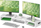Monitor Stand Riser Adjustable Length Angle Ergonomic Desk