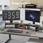 Monitor Stand Riser Adjustable Length Angle Ergonomic Desk