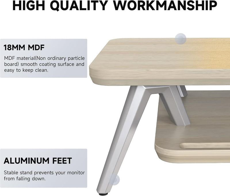 Monitor Stand Riser for Laptop PC TV Desk