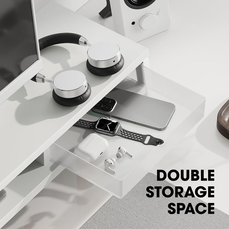 Monitor Stand with 2 PC Drawers 108CM Large
