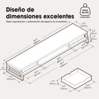 Monitor Stand with 2 PC Drawers 108CM Large
