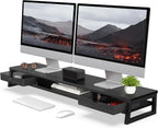 Monitor Stand with 2 PC Drawers 108CM Large