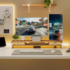 Monitor Stand with 2 PC Drawers 108CM Large