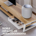 Monitor Stand with 2 PC Drawers 108CM Large
