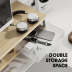 Monitor Stand with 2 PC Drawers 108CM Large