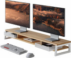 Monitor Stand with 2 PC Drawers 108CM Large