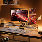Monitor Stand with 2 PC Drawers 108CM Large