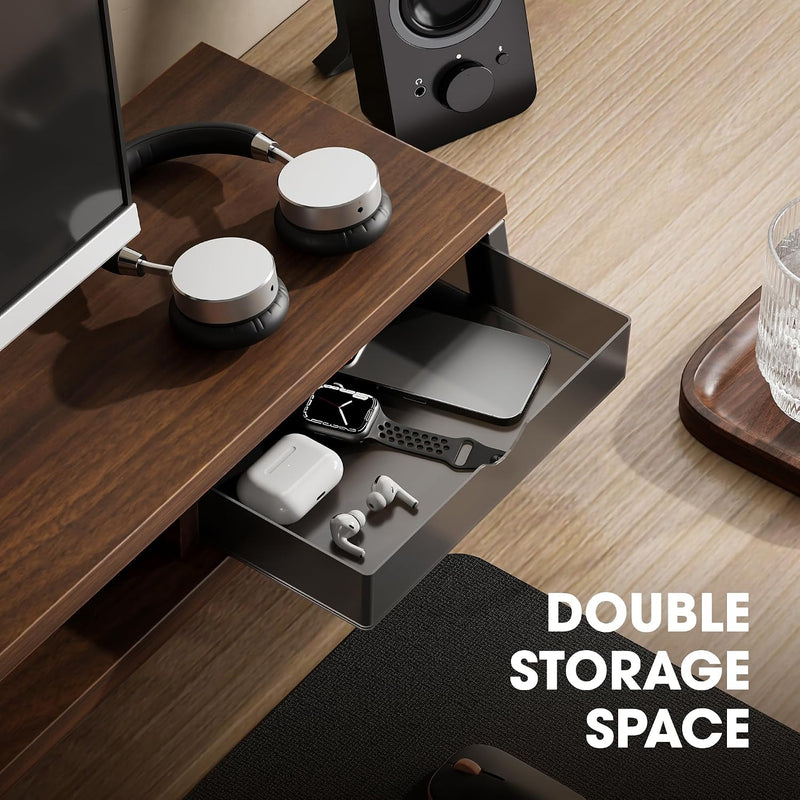 Monitor Stand with 2 PC Drawers 108CM Large