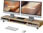 Monitor Stand with 2 PC Drawers High Adjustable