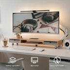 Monitor Stand with 2 PC Drawers High Adjustable
