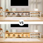 Monitor Stand with Drawers Blind Box Storage Space