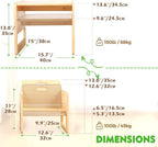 Montessori Weaning Table and Chair Set for Toddlers