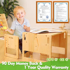 Montessori Weaning Table and Chair Set for Toddlers