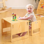 Montessori Weaning Table and Chair Set for Toddlers