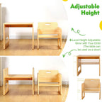 Montessori Weaning Table and Chair Set for Toddlers