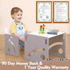 Montessori Weaning Table and Chair Set for Toddlers