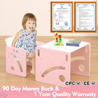 Montessori Weaning Table and Chair Set for Toddlers