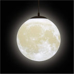 Pendant Light with 3d Pla Lampshade Space Planet