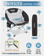 Moonchair Camping Chair Foldable Up to 150KG