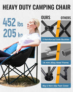 Moonchair Camping Chair Foldable Up to 150KG