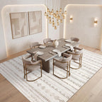 Moroccan Area Rug Washable Camel for Living Room