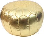 Moroccan Pouffe Pouf Footrest Footstool Ottoman Faux Leather
