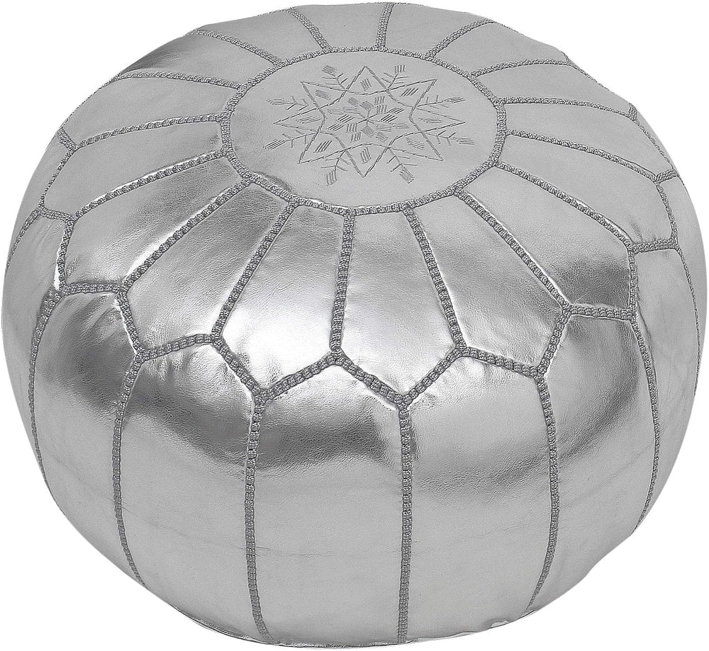 Moroccan Pouffe Pouf Footrest Footstool Ottoman Faux Leather