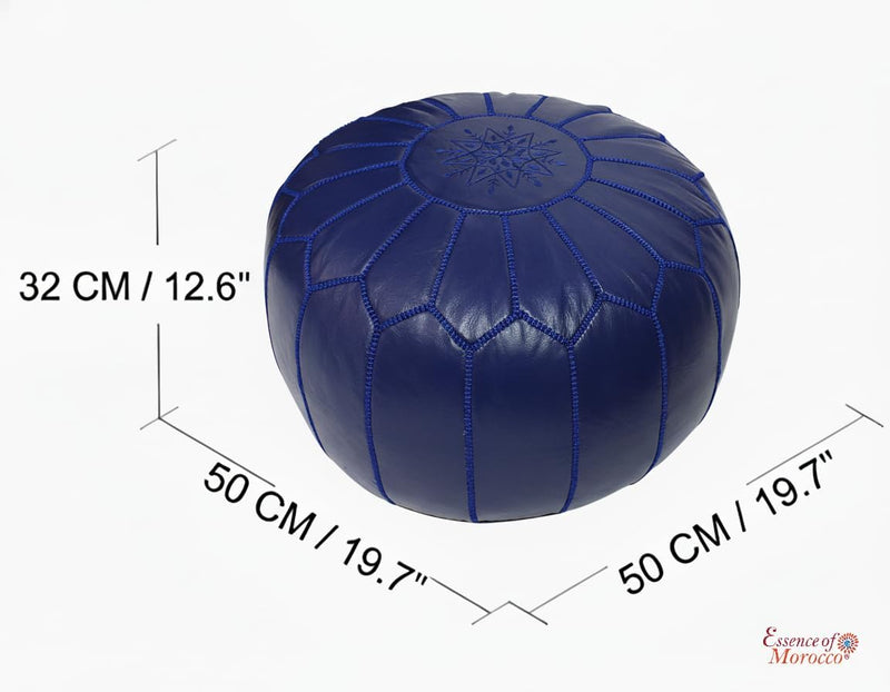 Moroccan Pouffe Pouf Footrest Footstool Ottoman Real Leather