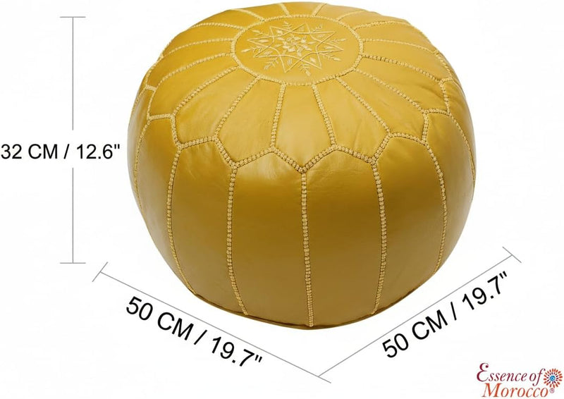 Moroccan Pouffe Pouf Footrest Footstool Ottoman Real Leather