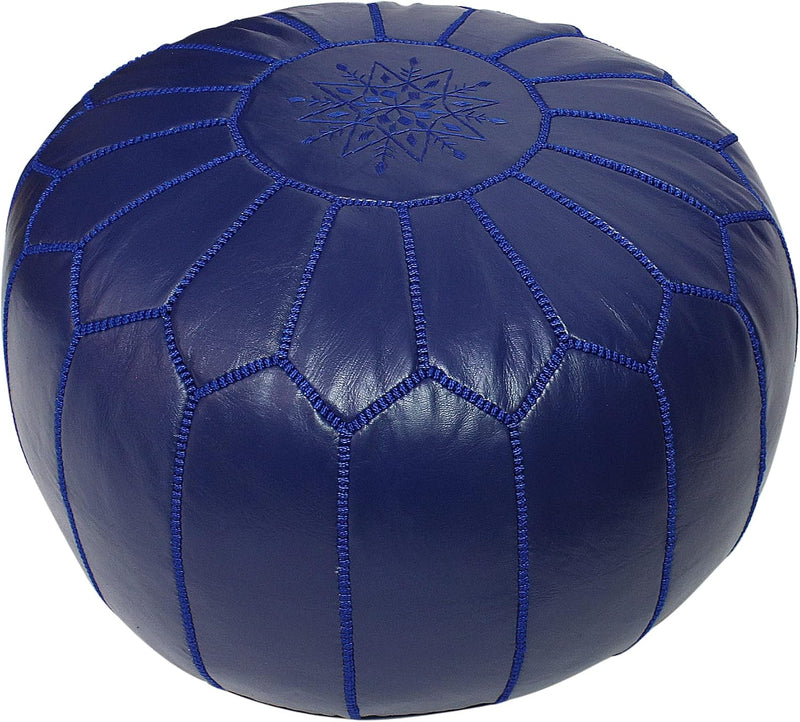 Moroccan Pouffe Pouf Footrest Footstool Ottoman Real Leather