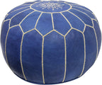 Moroccan Pouffe Pouf Footrest Footstool Ottoman Real Leather