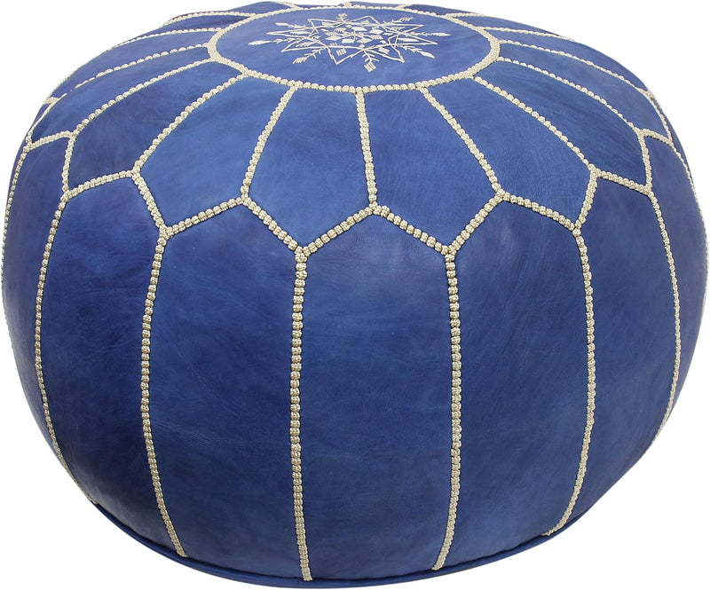 Moroccan Pouffe Pouf Footrest Footstool Ottoman Real Leather