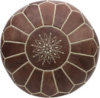 Moroccan Pouffe Pouf Footrest Footstool Ottoman Real Leather