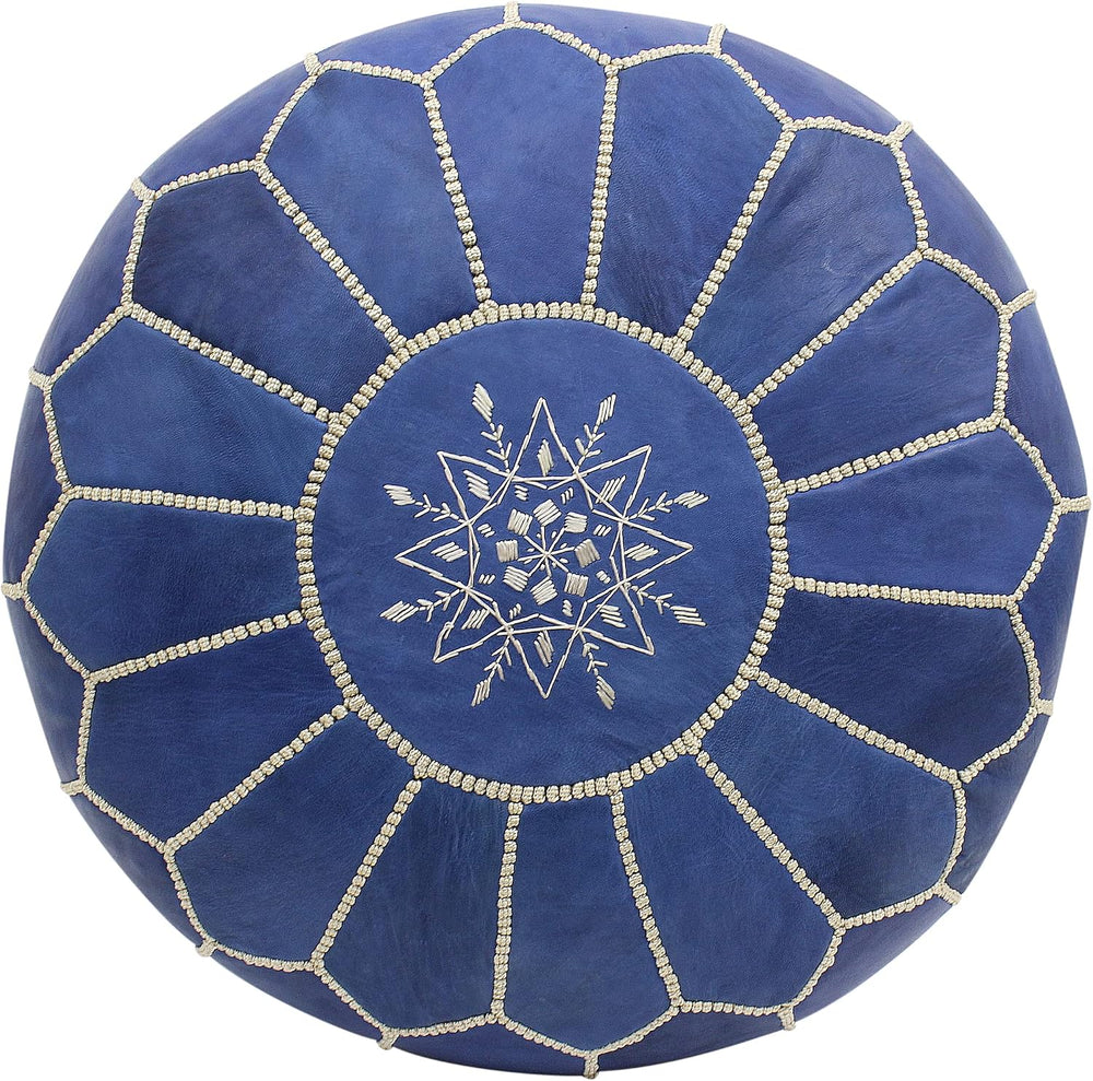 Moroccan Pouffe Pouf Footrest Footstool Ottoman Real Leather
