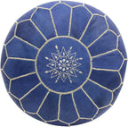 Moroccan Pouffe Pouf Footrest Footstool Ottoman Real Leather