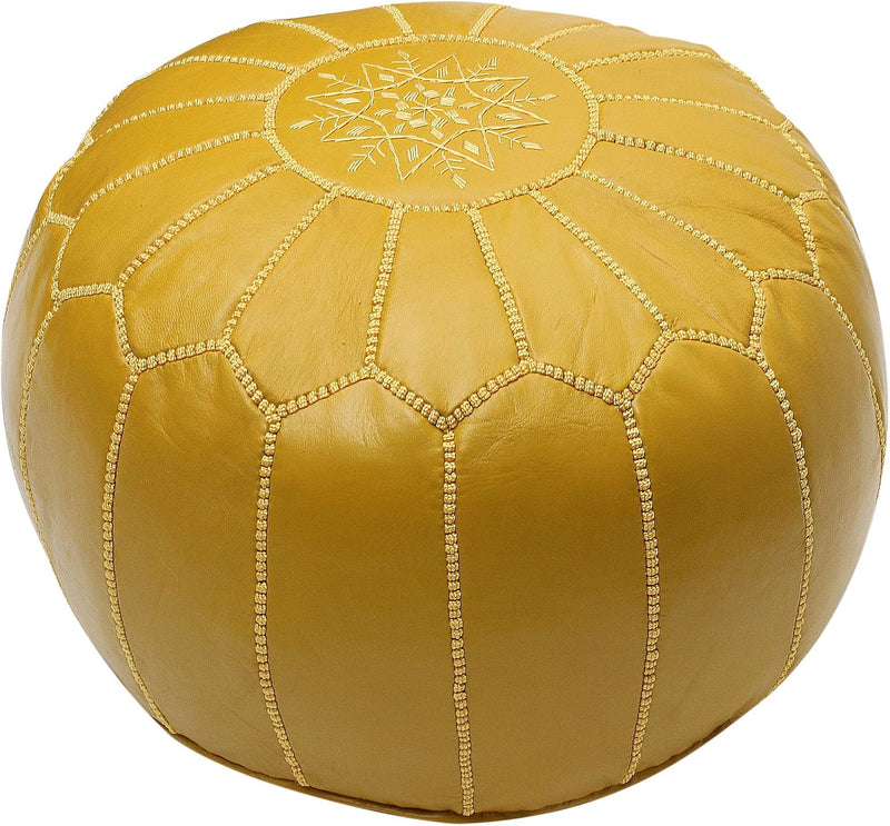 Moroccan Pouffe Pouf Footrest Footstool Ottoman Real Leather