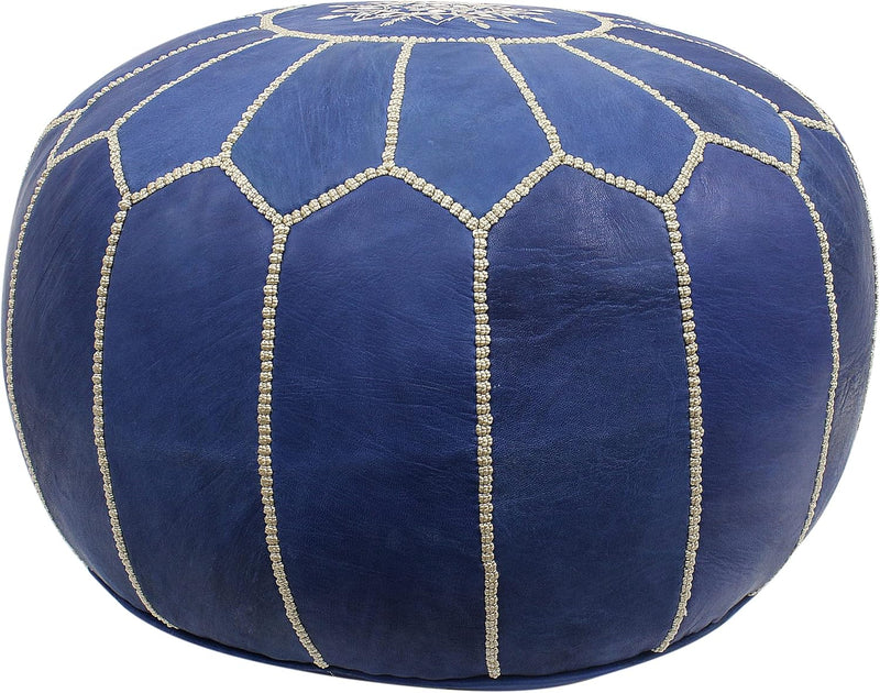 Moroccan Pouffe Pouf Footrest Footstool Ottoman Real Leather