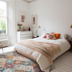 Moroccan Washable Trellis Area Rug Non-Slip Bedroom