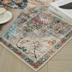 Moroccan Washable Trellis Area Rug Non-Slip Bedroom