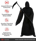 Morph Grim Reaper Costume Adult Mens Halloween Costumes
