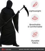 Morph Grim Reaper Costume Adult Mens Halloween Costumes