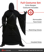 Morph Grim Reaper Costume Adult Mens Halloween Costumes